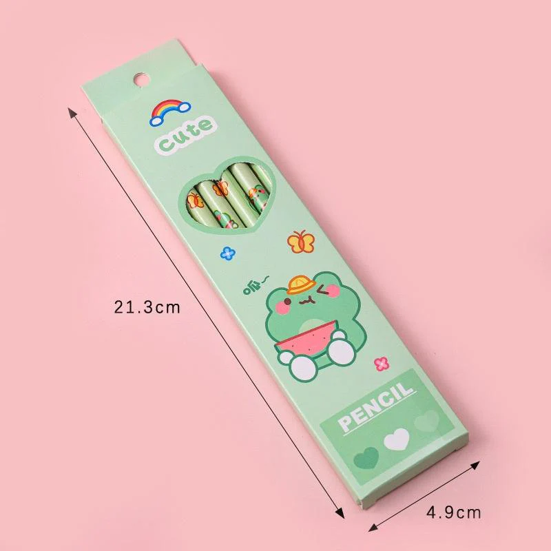 Cartoon Theme HB Pencils (6pcs) - Image 2