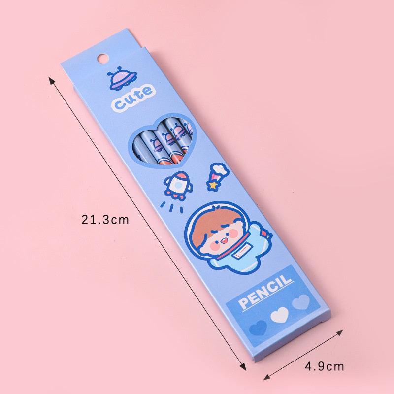 Cartoon Theme HB Pencils (6pcs) - Image 3