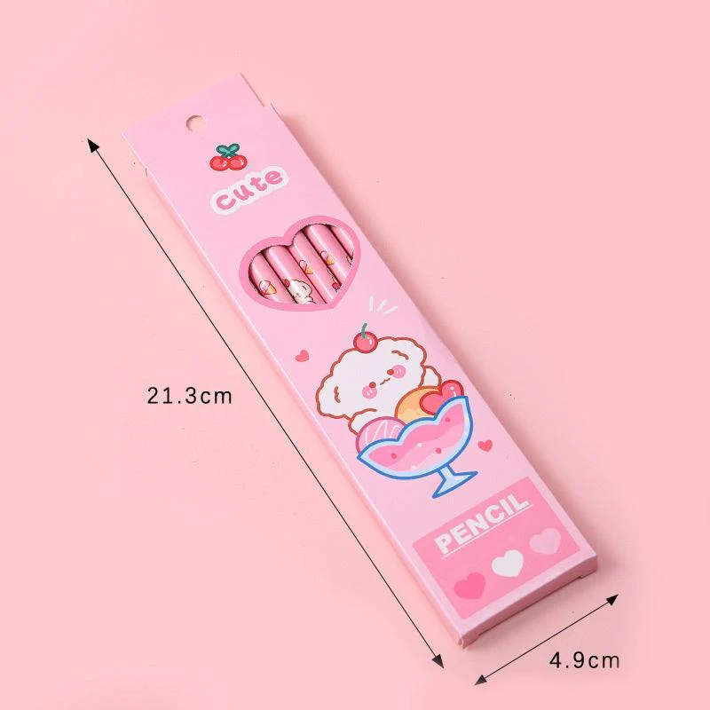 Cartoon Theme HB Pencils (6pcs) - Image 5
