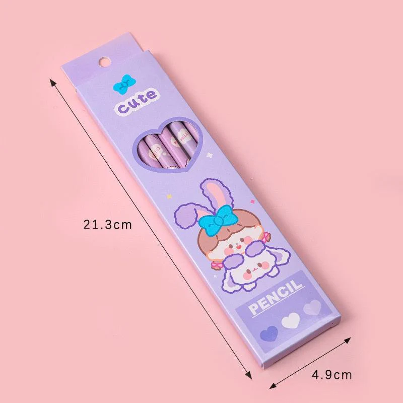 Cartoon Theme HB Pencils (6pcs) - Image 6
