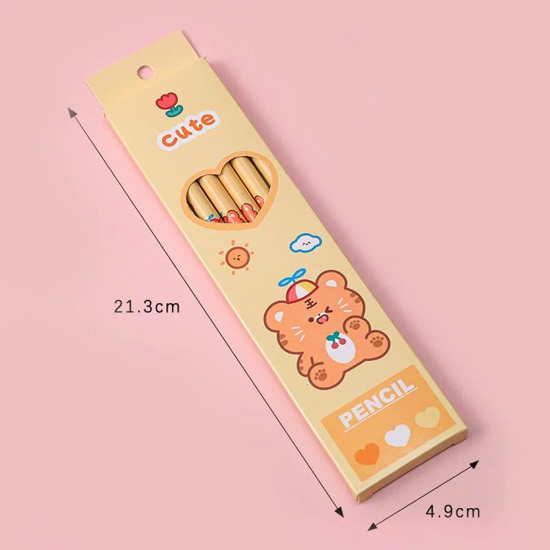 Cartoon Theme HB Pencils (6pcs) - Image 7