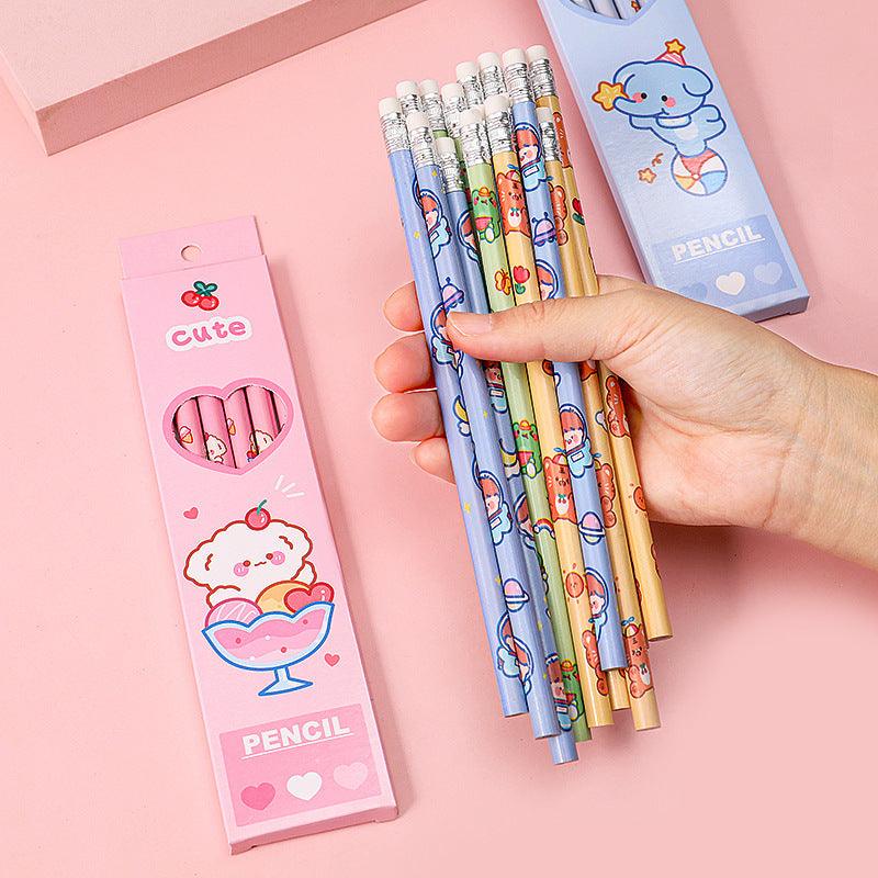 Cartoon Theme HB Pencils (6pcs) - Image 9