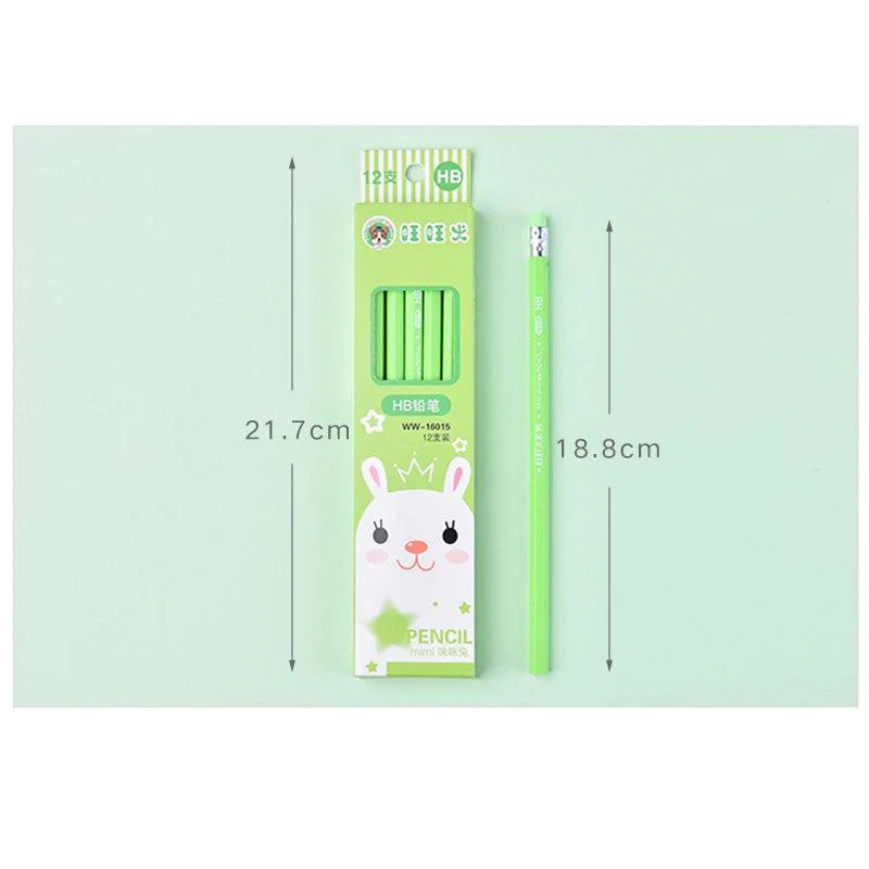 Animal Theme HB Pencils (12pcs) - Image 3