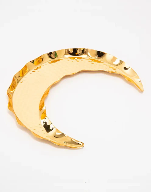 Crescent Sparkle Moon Metal Tray - Image 5