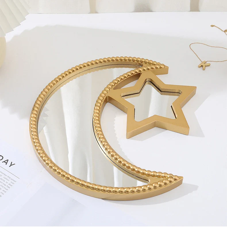 Luxury Foil Wooden Moon Star Serving Platter - Image 5