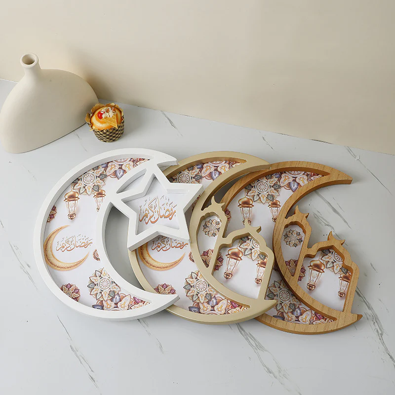 Printed Wooden Arc Serving Platter - Image 3