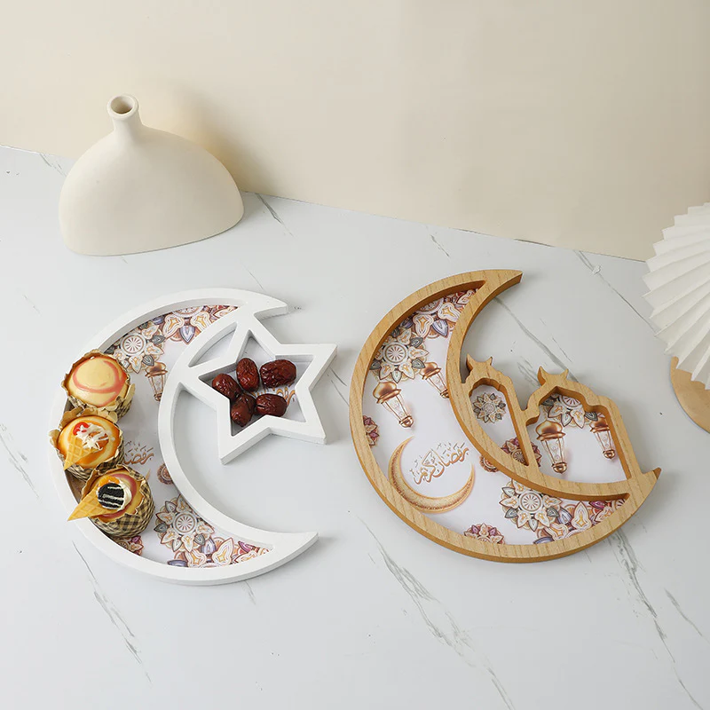 Printed Wooden Arc Serving Platter - Image 4