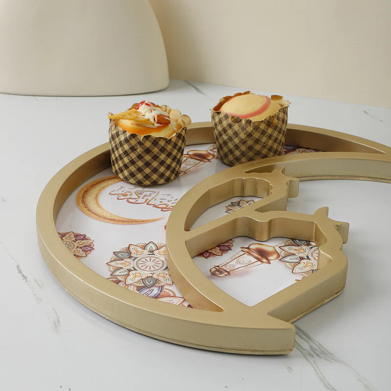 Printed Wooden Arc Serving Platter - Image 5