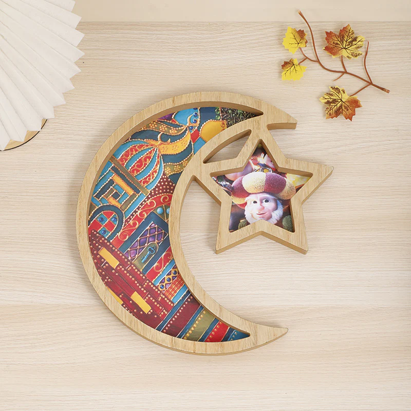 Printed Wooden Arc Serving Platter - Image 9