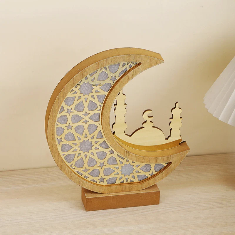 Moon Star Wooden Light Ornaments - Image 9