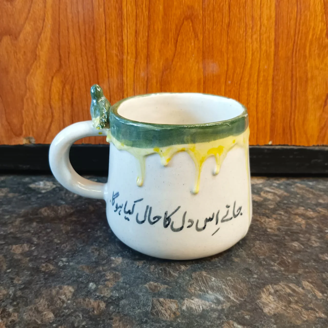 Artisan Handmade Mug with Urdu Typography - Image 4