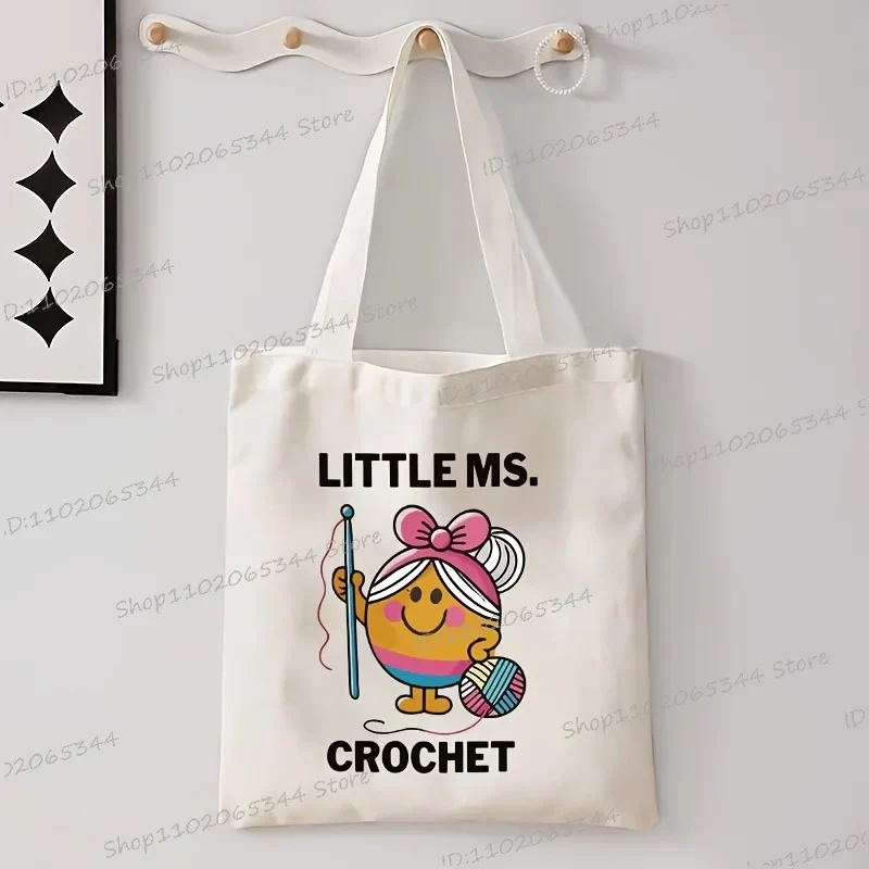 Ms Crochet- Multipurpose Canvas Tote Bag - Image 3