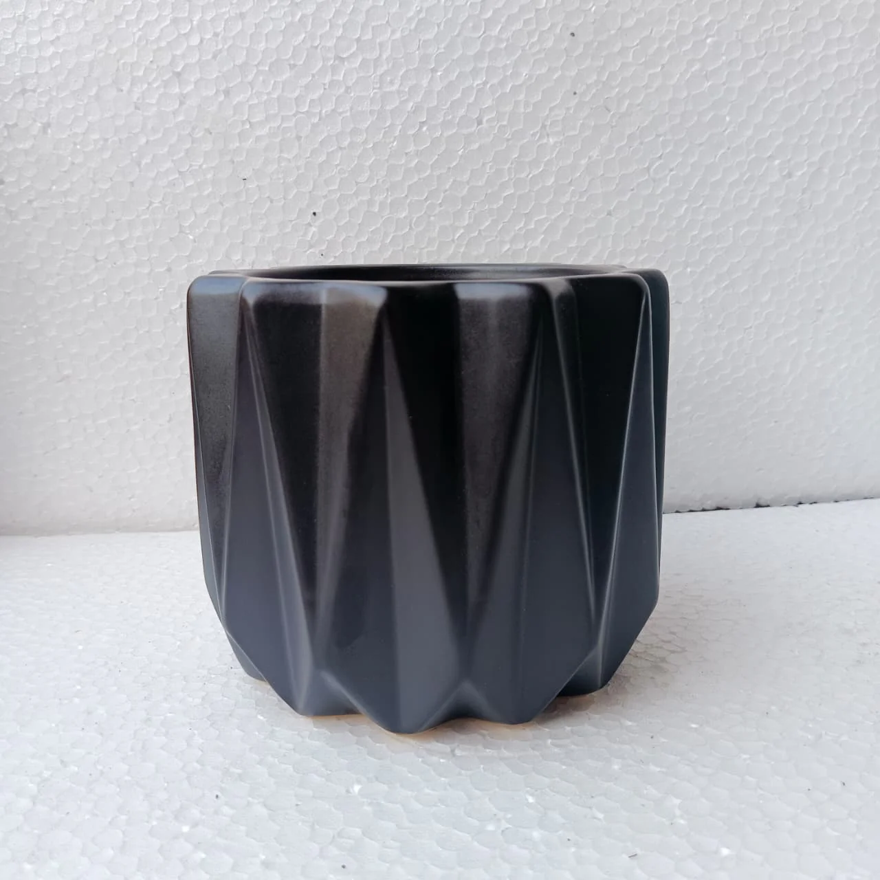 Geometric Ceramic Plant Pot - Image 4