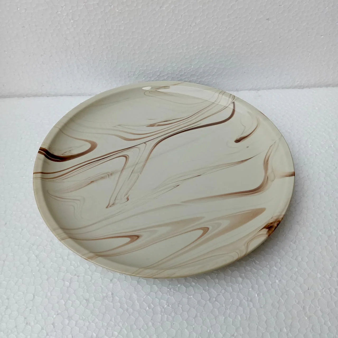 Marble Pattern Ceramic Dinner Plate (11 inch) - Image 5