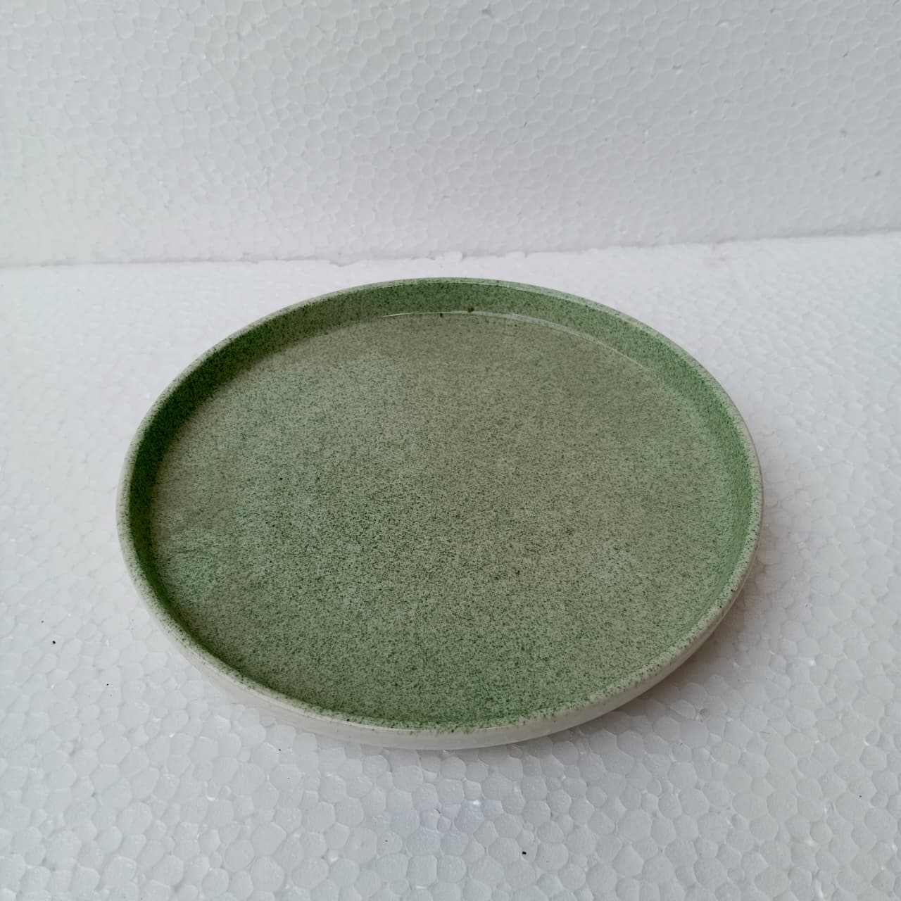 Speckled Ceramic Dinner Plate (8 Inch) - Image 3