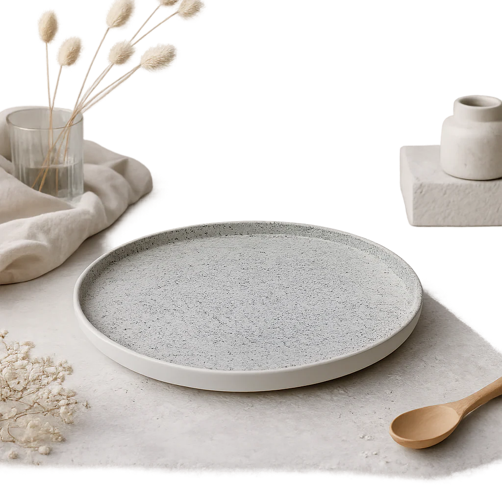 Speckled Ceramic Dinner Plate (10 inch) - Image 4