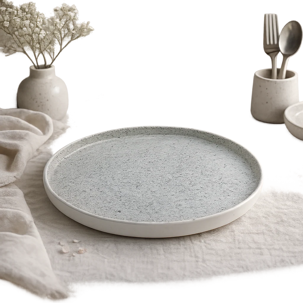 Speckled Ceramic Dinner Plate (10 inch) - Image 5