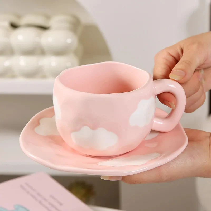 Cloud Dream Ceramic Mug with Coaster (300ml) - Image 3