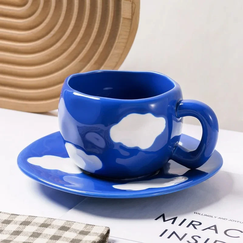 Cloud Dream Ceramic Mug with Coaster (300ml) - Image 5