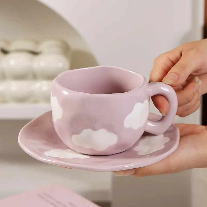Cloud Dream Ceramic Mug with Coaster (300ml) - Image 7