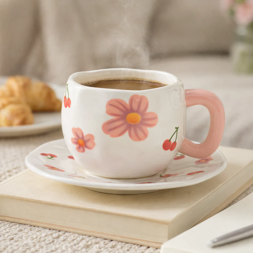 Comfort Mugs with Saucer (300ml) - Image 4