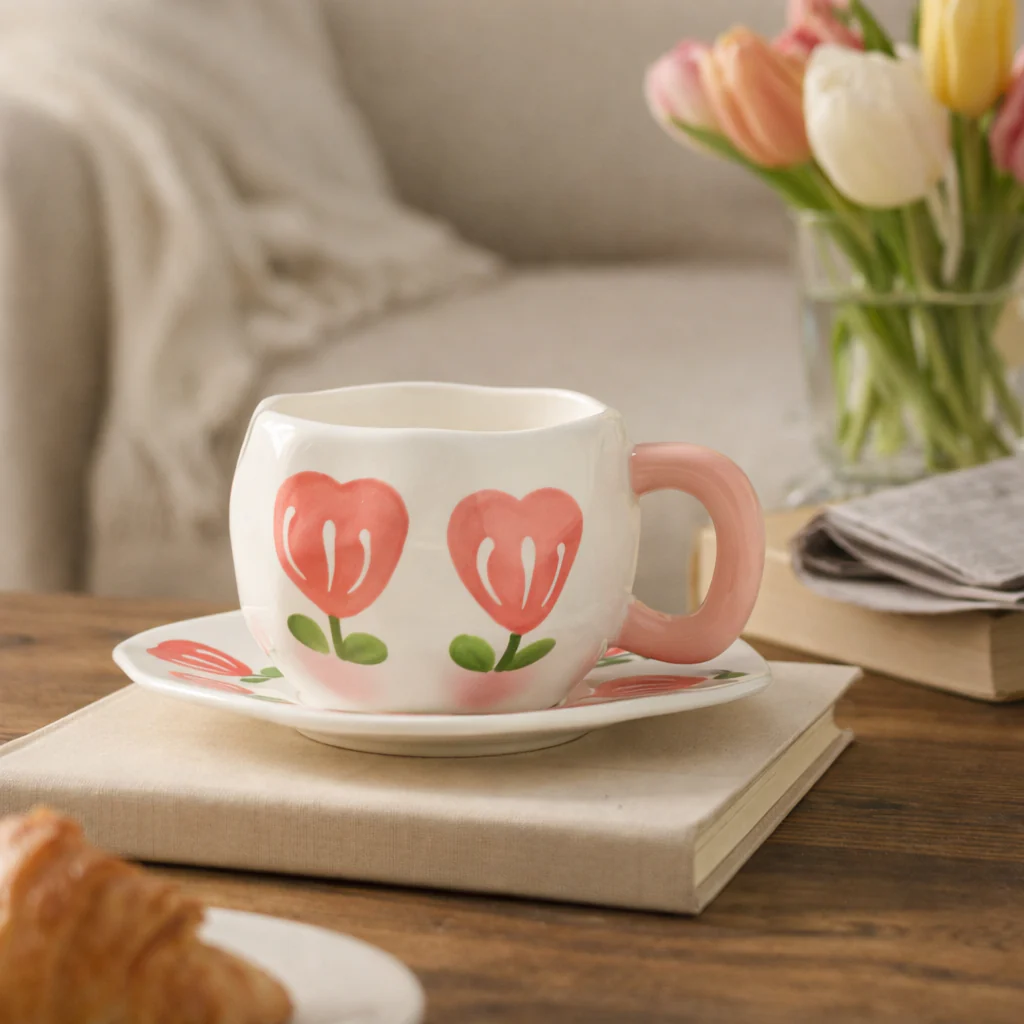Comfort Mugs with Saucer (300ml) - Image 5