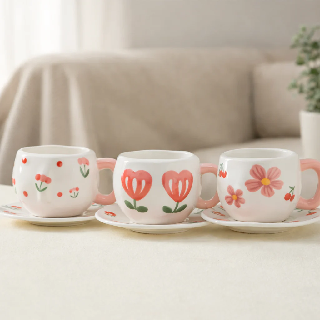 Comfort Mugs with Saucer (300ml) - Image 7