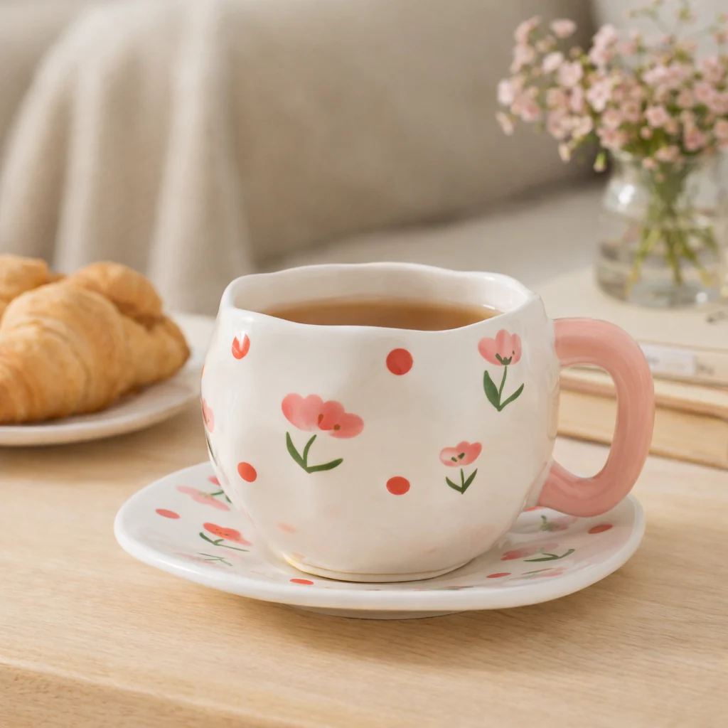 Comfort Mugs with Saucer (300ml) - Image 8