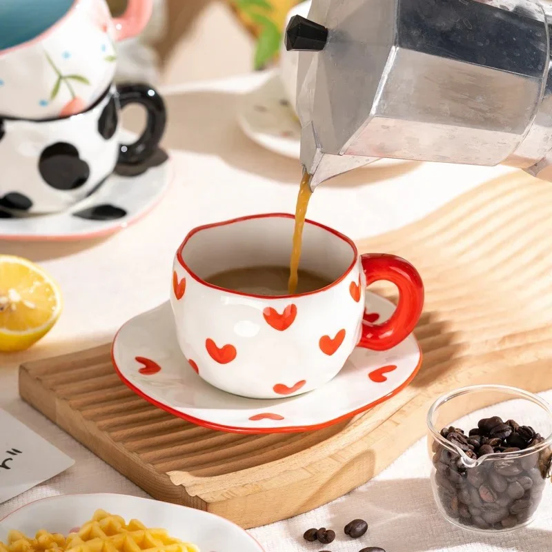 Hearty Ceramic Mug with Coaster (300ml) - Image 3