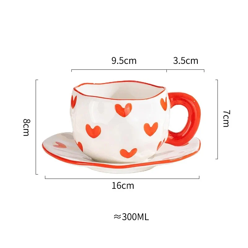 Hearty Ceramic Mug with Coaster (300ml) - Image 4