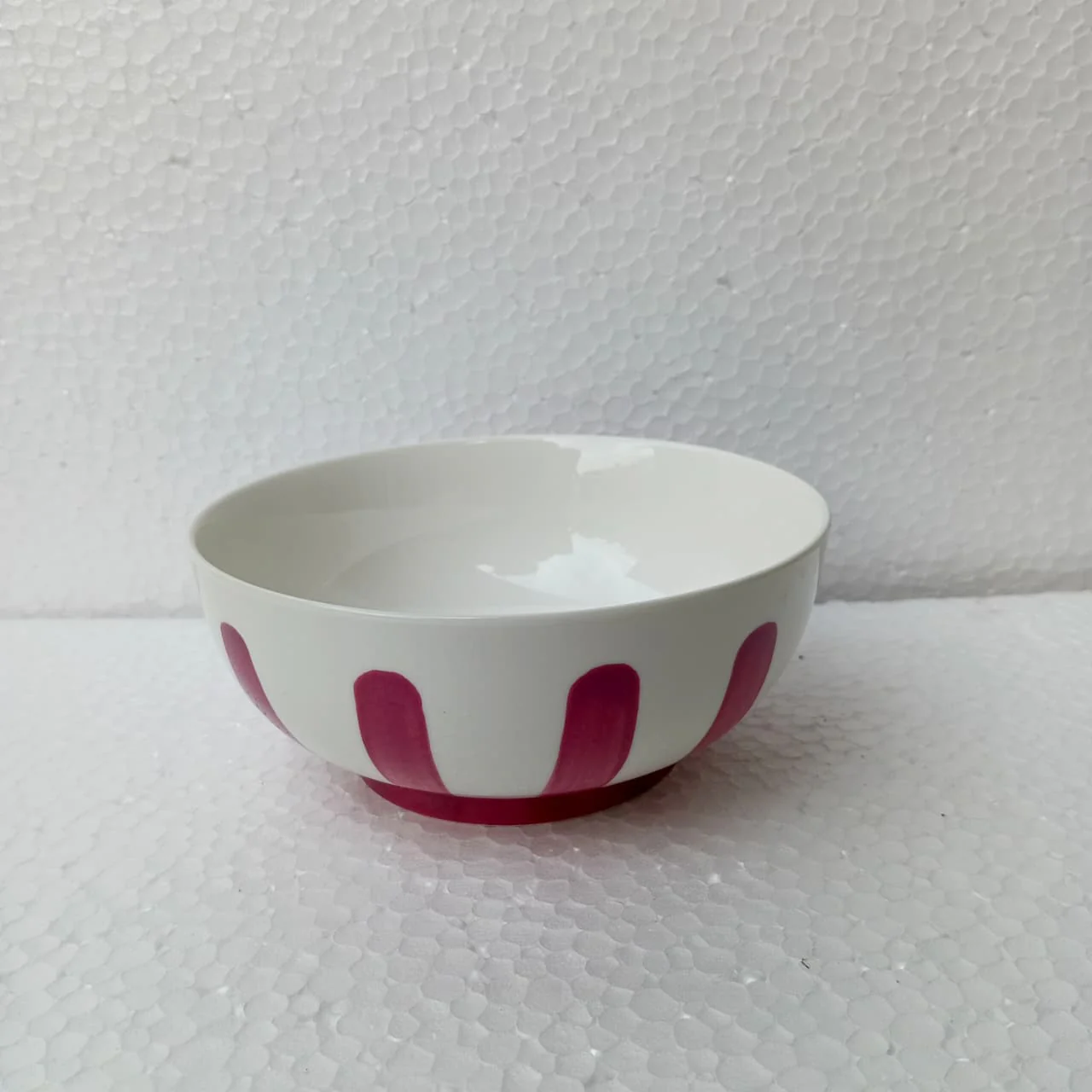 Striped Ceramic Serving Bowl (6 inches) - Image 3