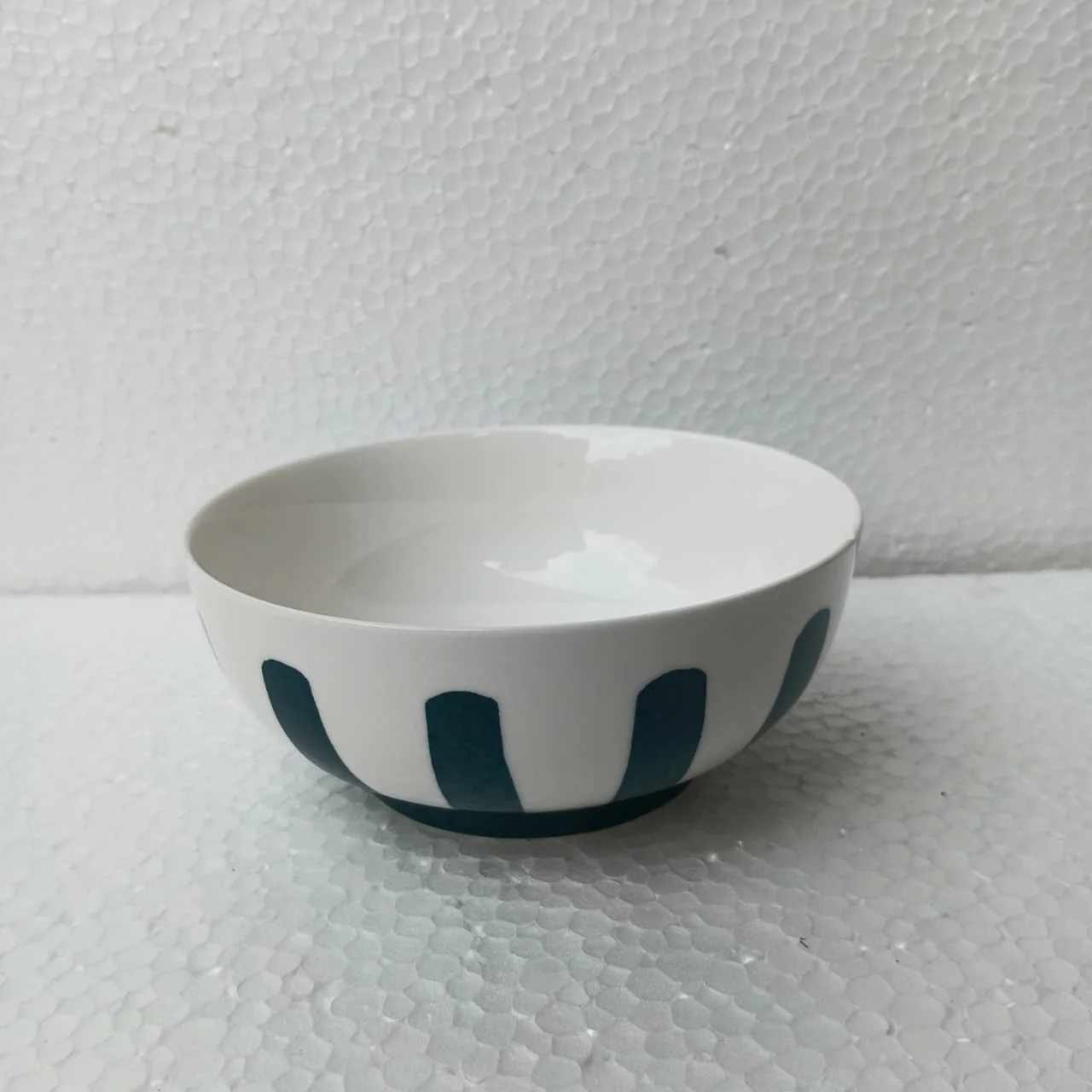 Striped Ceramic Serving Bowl (6 inches) - Image 4