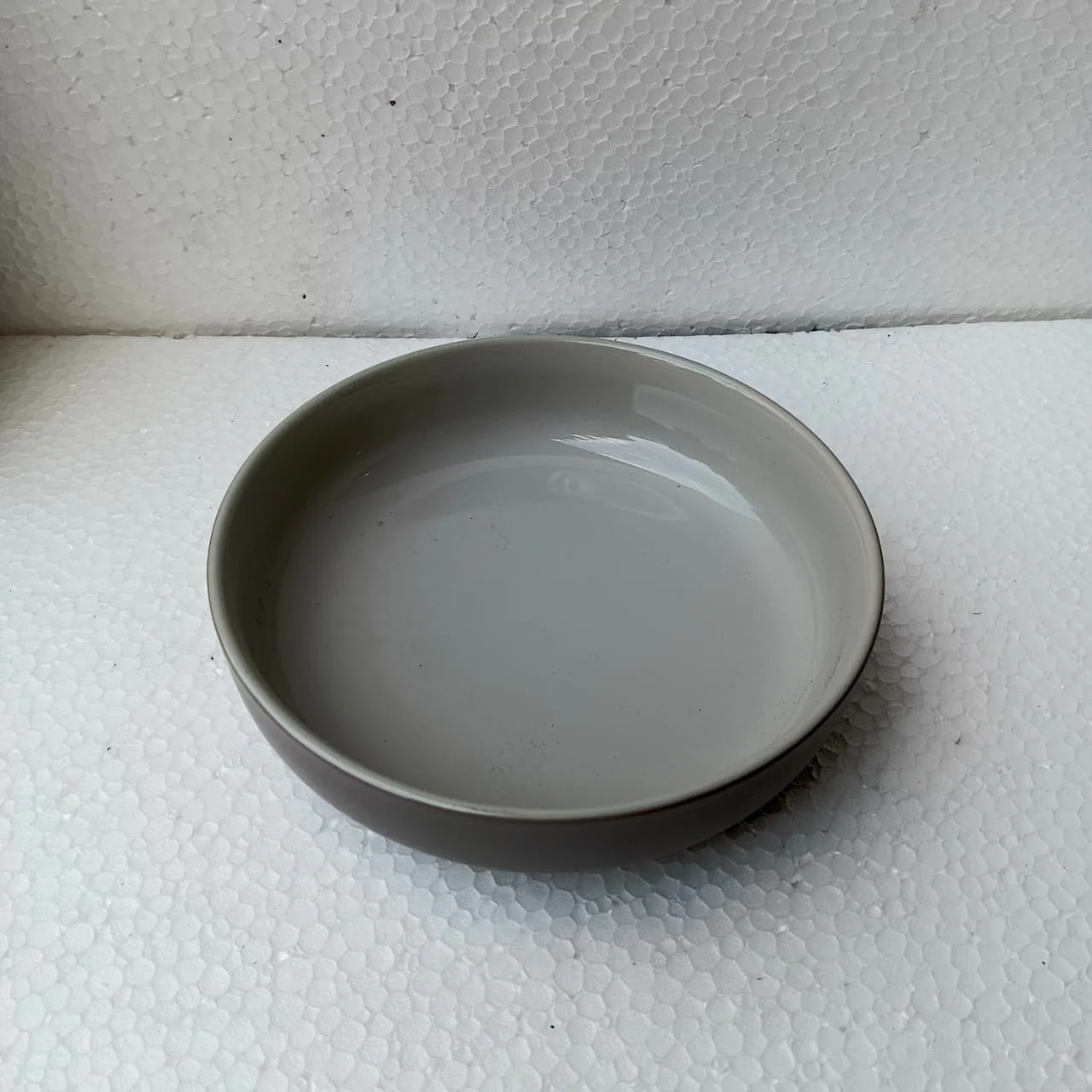 Round Grey Ceramic Serving Bowl (7.5 inch) - Image 5