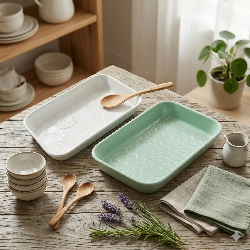 Embossed Kitchen Bake Dish - Image 2