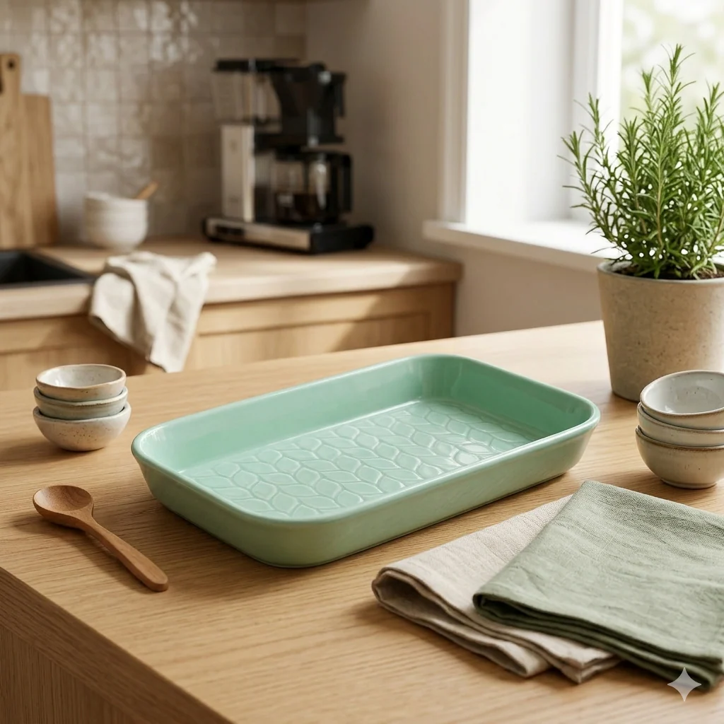 Embossed Kitchen Bake Dish - Image 5