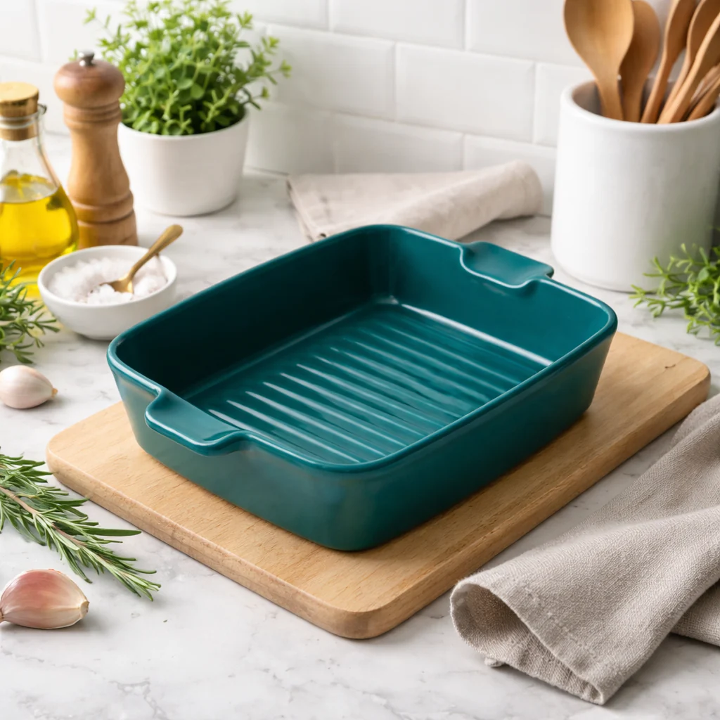 Deep Teal Oven Dish - Image 2