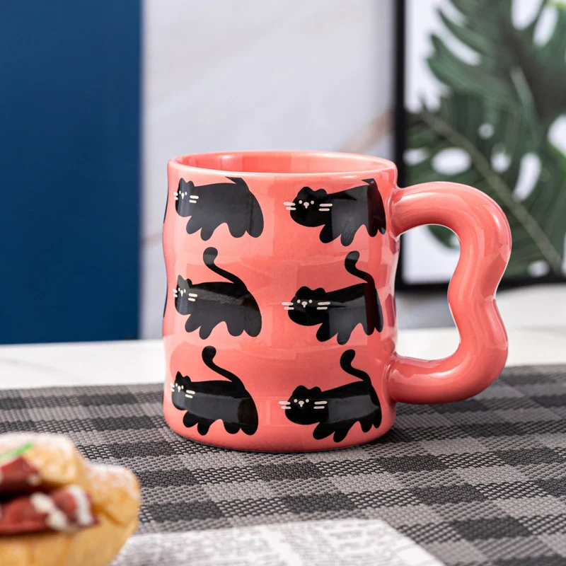 Cat Theme Mug (350ml) - Image 4