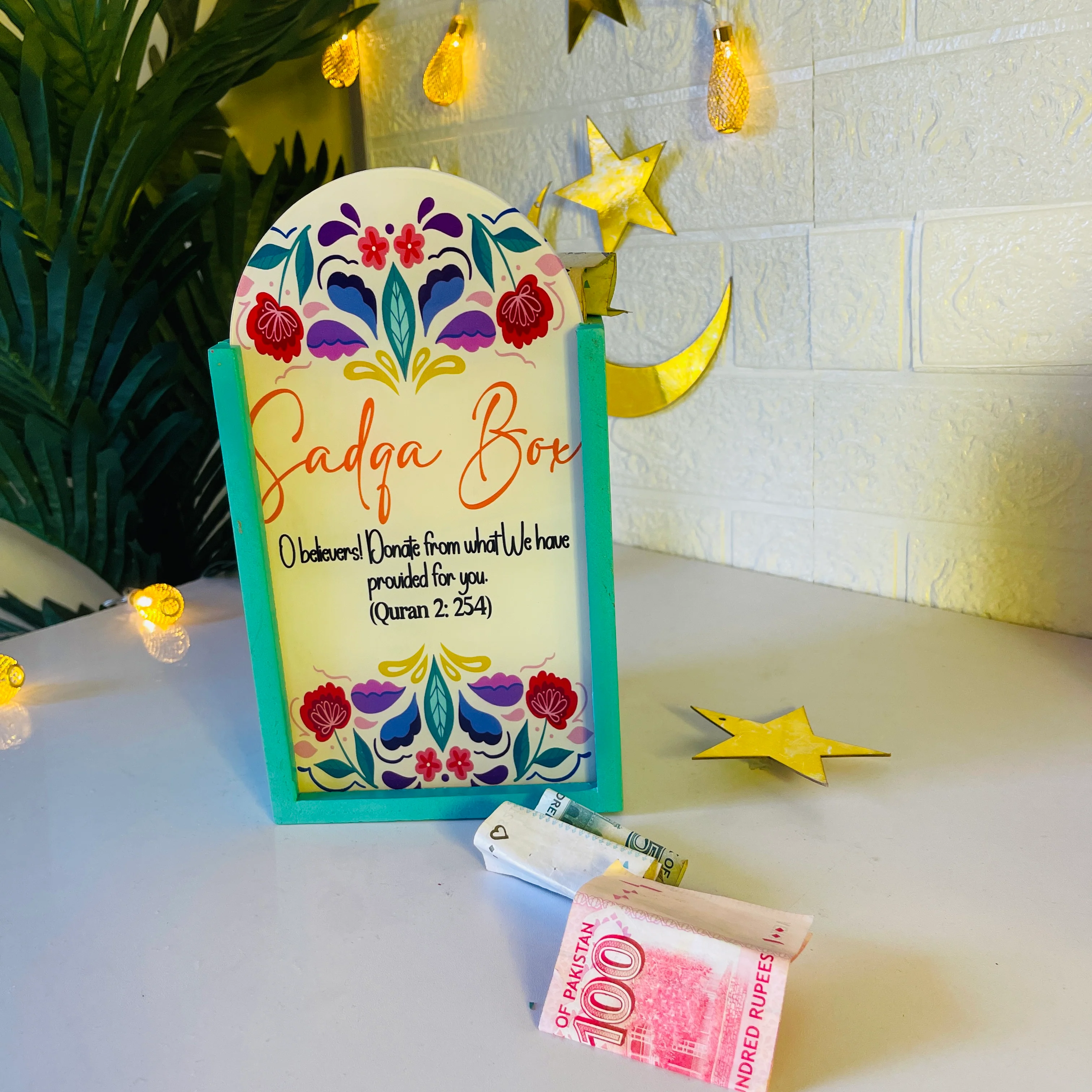 Ramadan Special Crescent Theme Sadqa Box - Image 18
