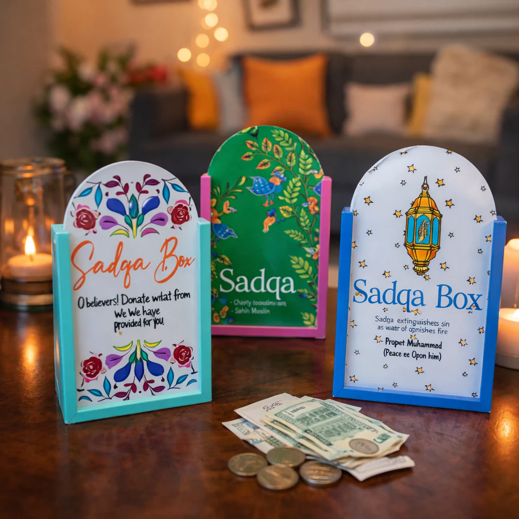 Ramadan Special Crescent Theme Sadqa Box - Image 3