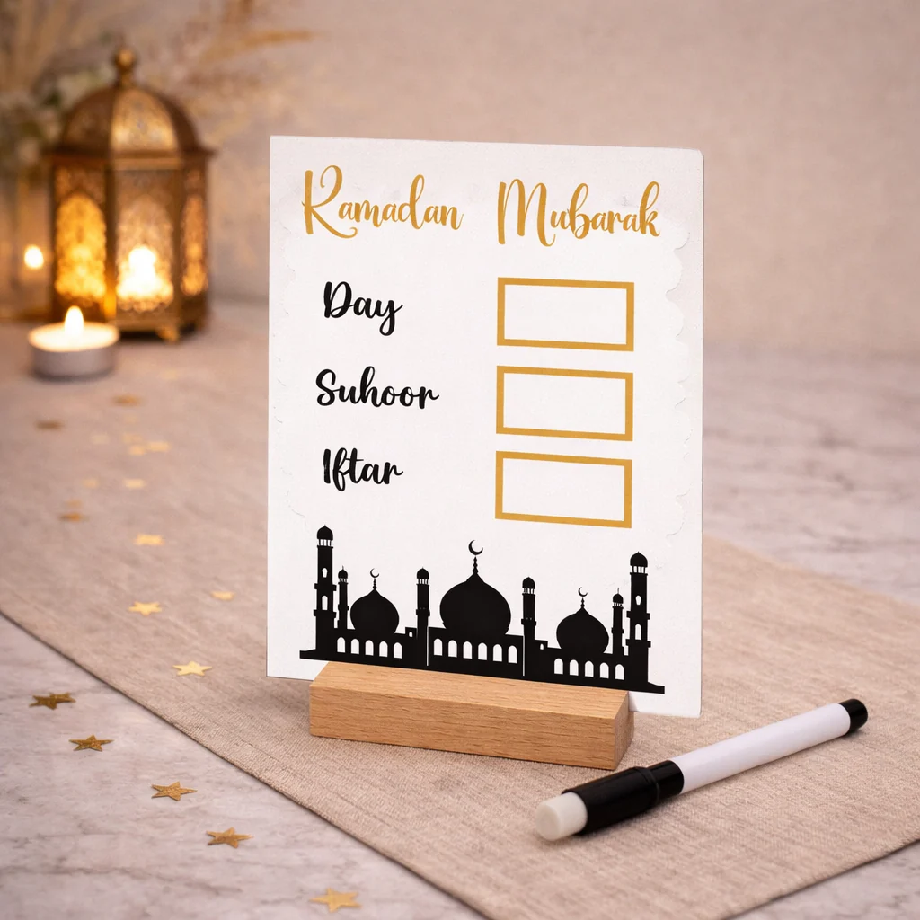 White-Wash Acrylic Ramadan Calendar - Image 3