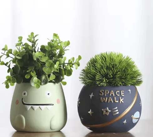 Fun Ceramic Plant Pot for Kids - Image 6