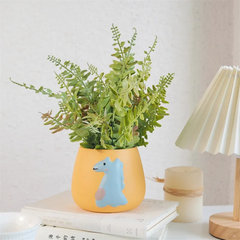 Fun Ceramic Plant Pot for Kids - Image 8