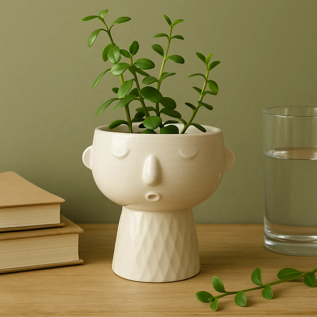 Freckled Charming Ceramic Plant Pots - Image 3