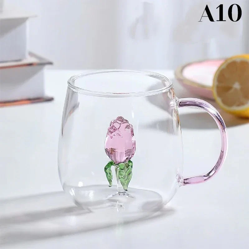 Handcrafted Glass Mug with Figurines (350ml) - Image 10
