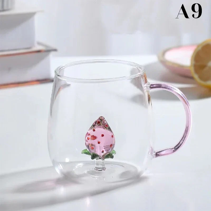 Handcrafted Glass Mug with Figurines (350ml) - Image 11