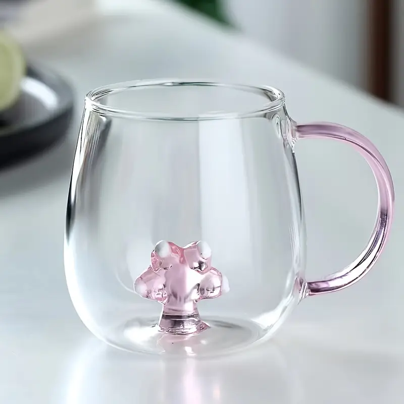 Handcrafted Glass Mug with Figurines (350ml) - Image 16