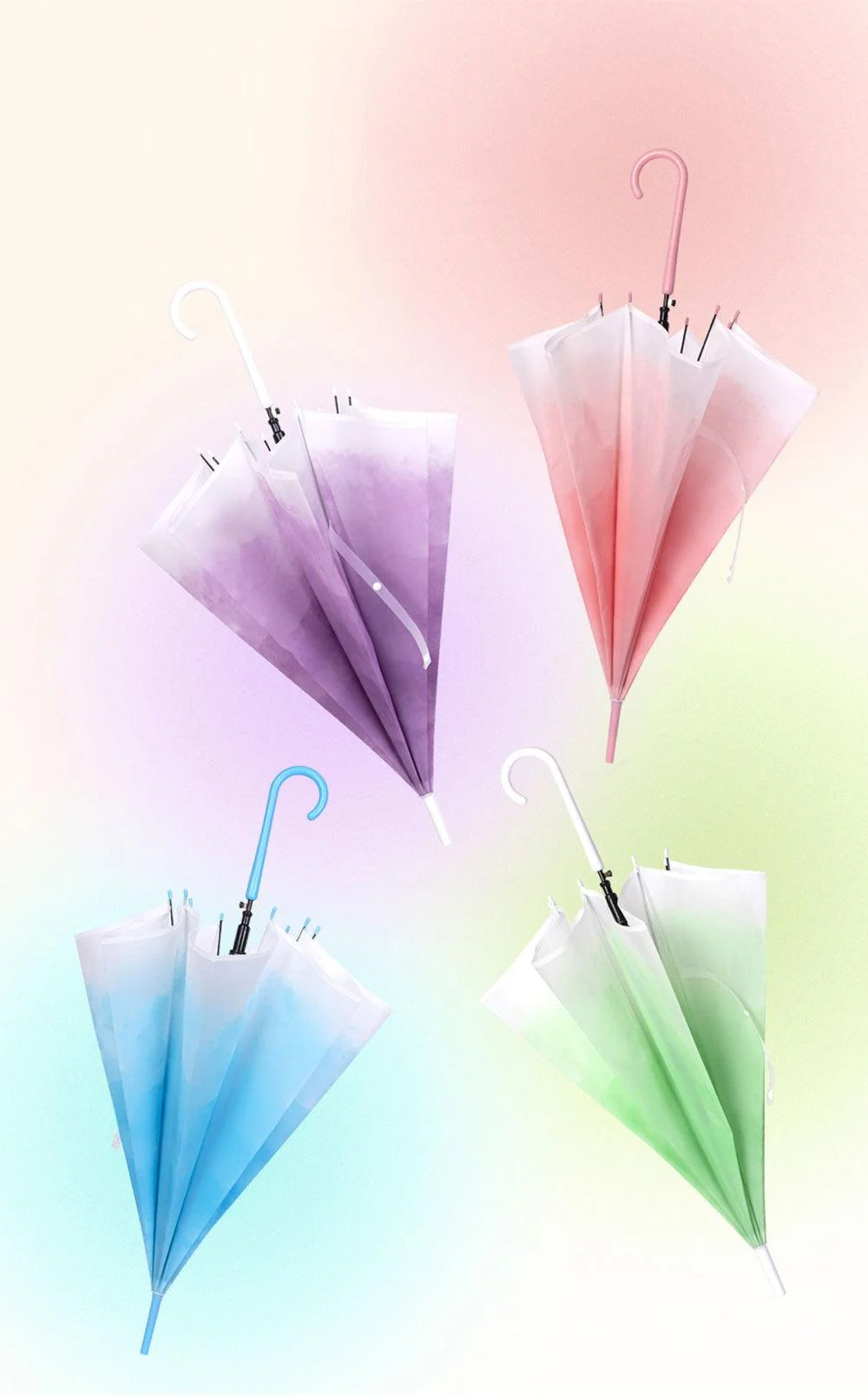 Gradient Transparent Umbrella - Image 3