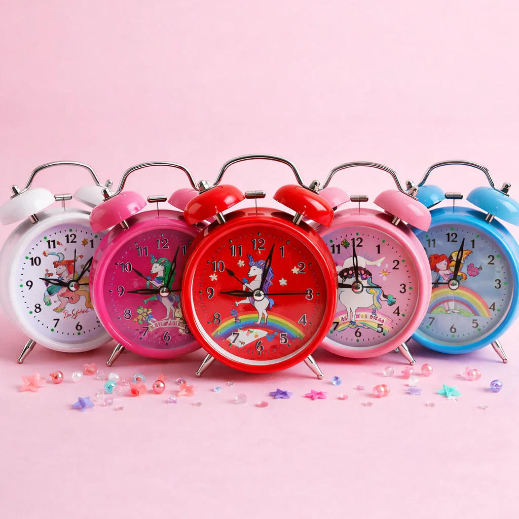 Unicorn Twin-Ear Alarm Clock - Image 3