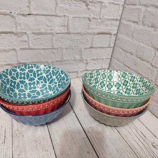 Abstract Porcelain Bowls (6 inches) - Image 11