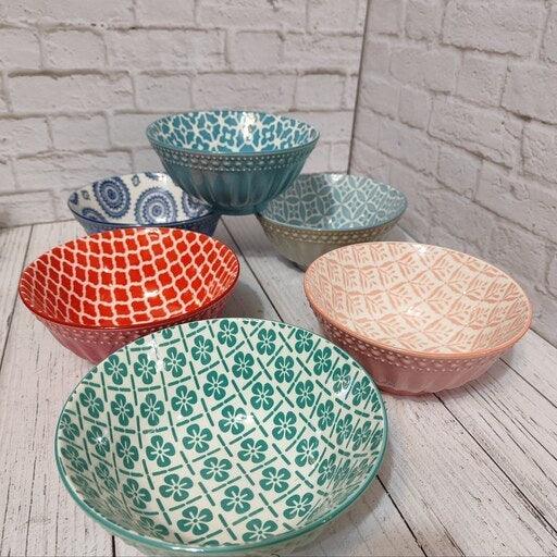 Abstract Porcelain Bowls (6 inches) - Image 13